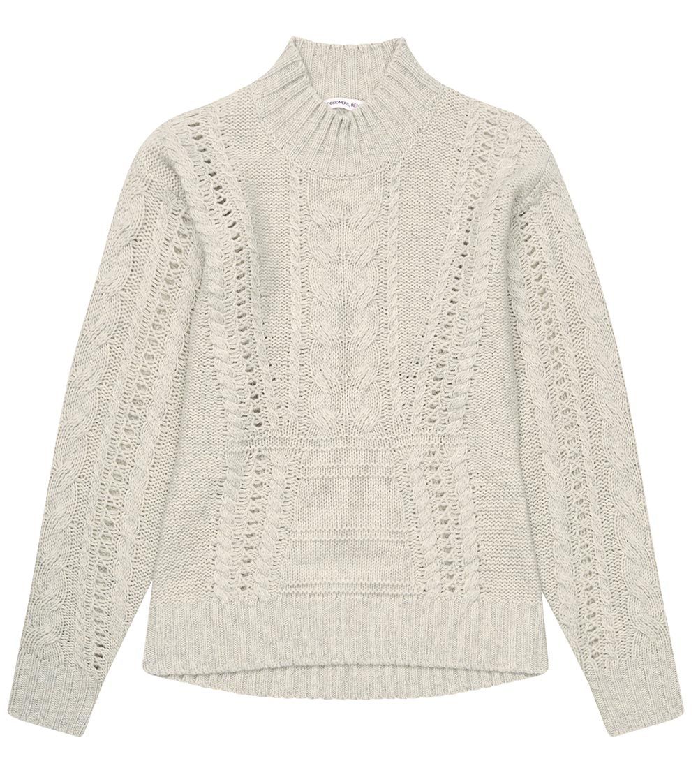 Designers Remix Blouse - Wool - Knitted - Carmen - Oatmeal