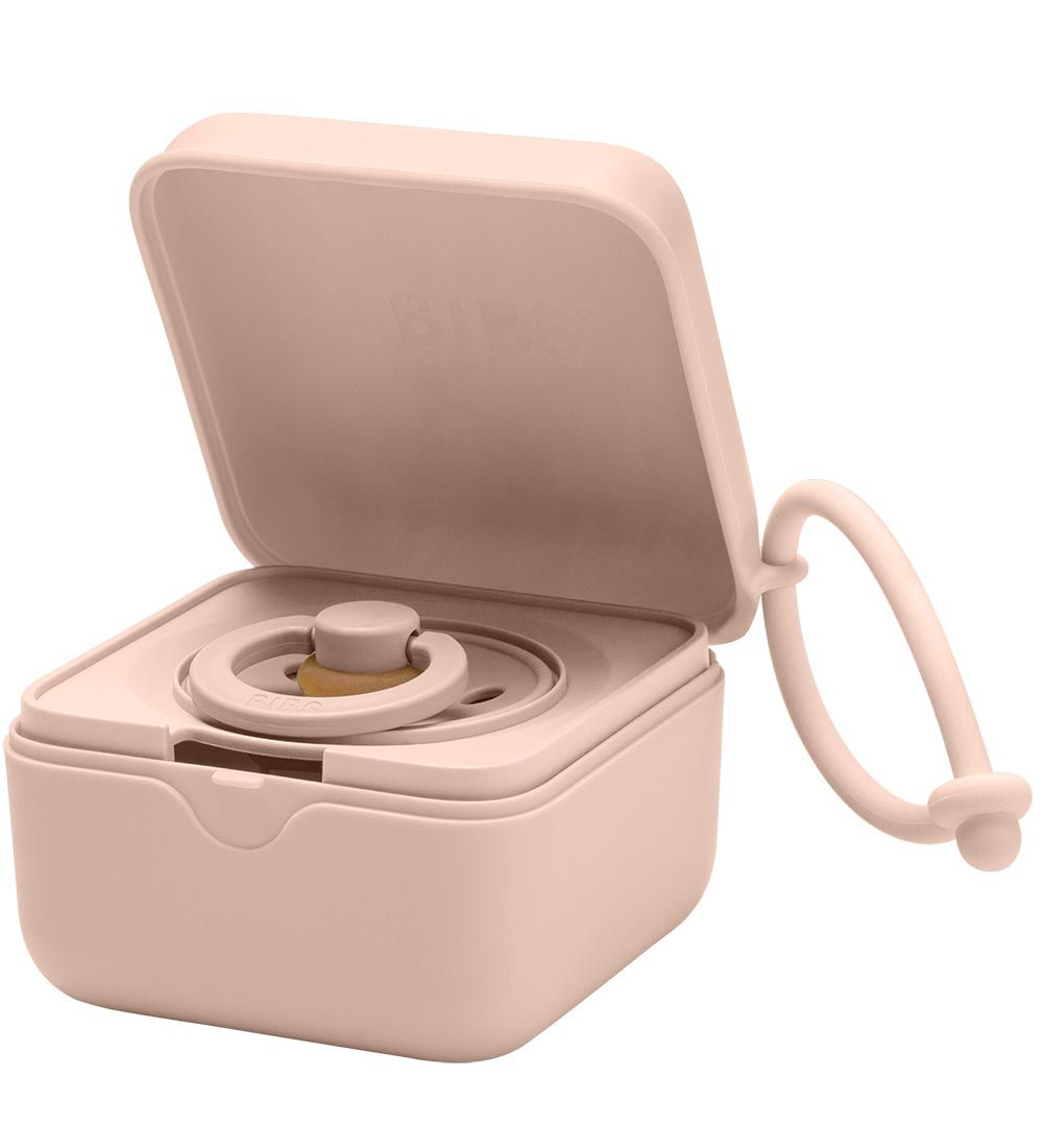BIBS Pacifier box - 7x5 cm - Blush