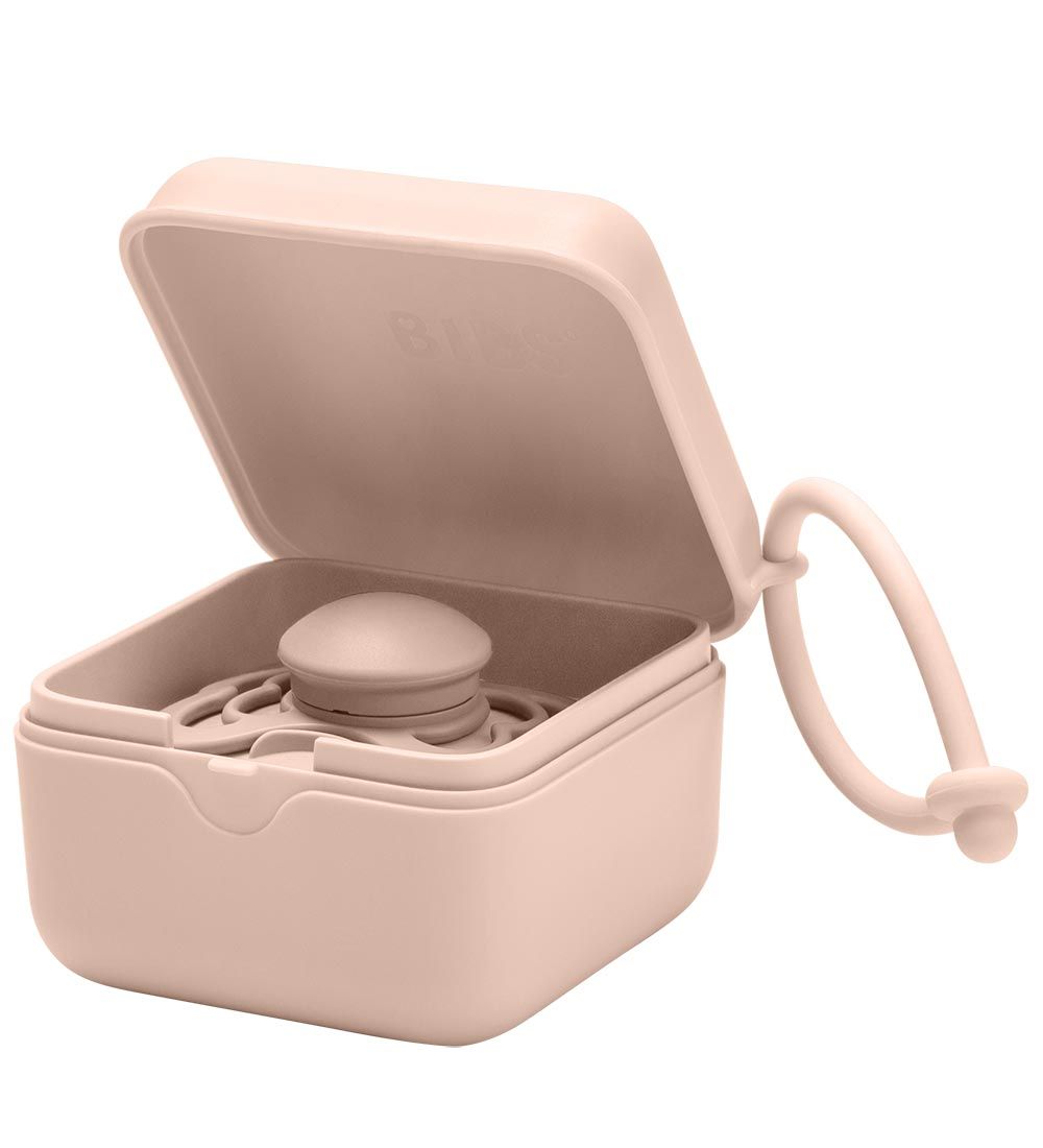 BIBS Pacifier box - 7x5 cm - Blush