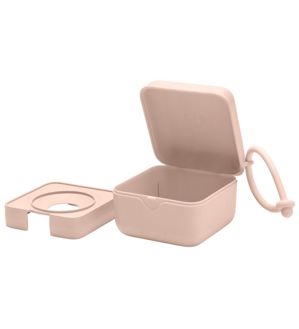 BIBS Pacifier box - 7x5 cm - Blush