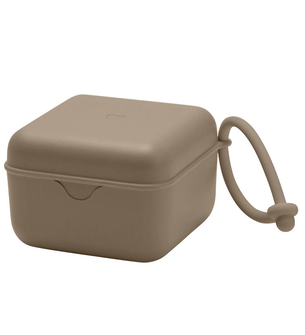 BIBS Pacifier box - Dark Oak