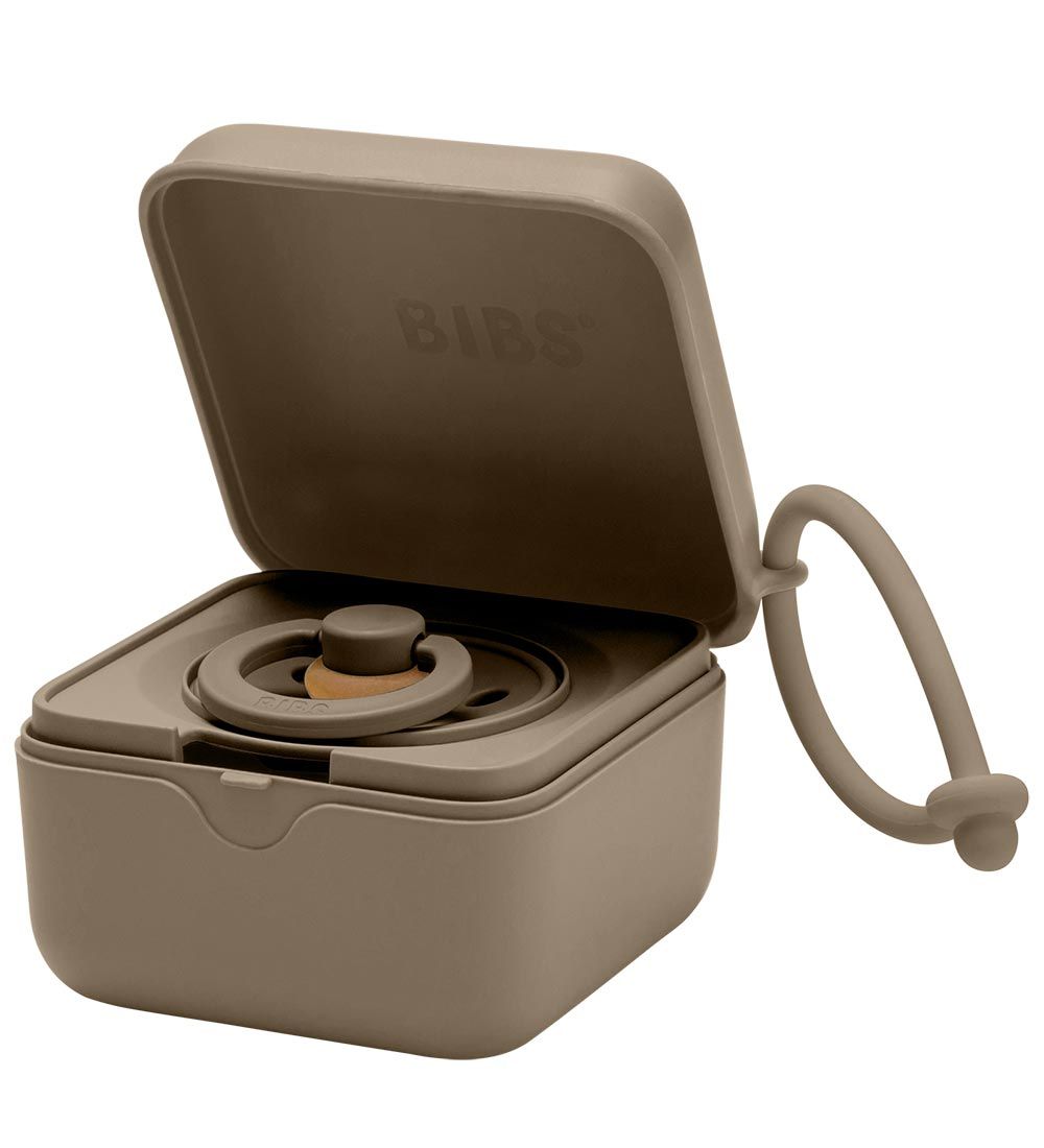 BIBS Pacifier box - Dark Oak
