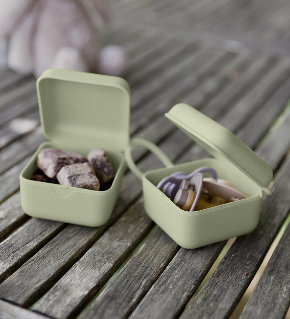 BIBS Pacifier box - Dark Oak