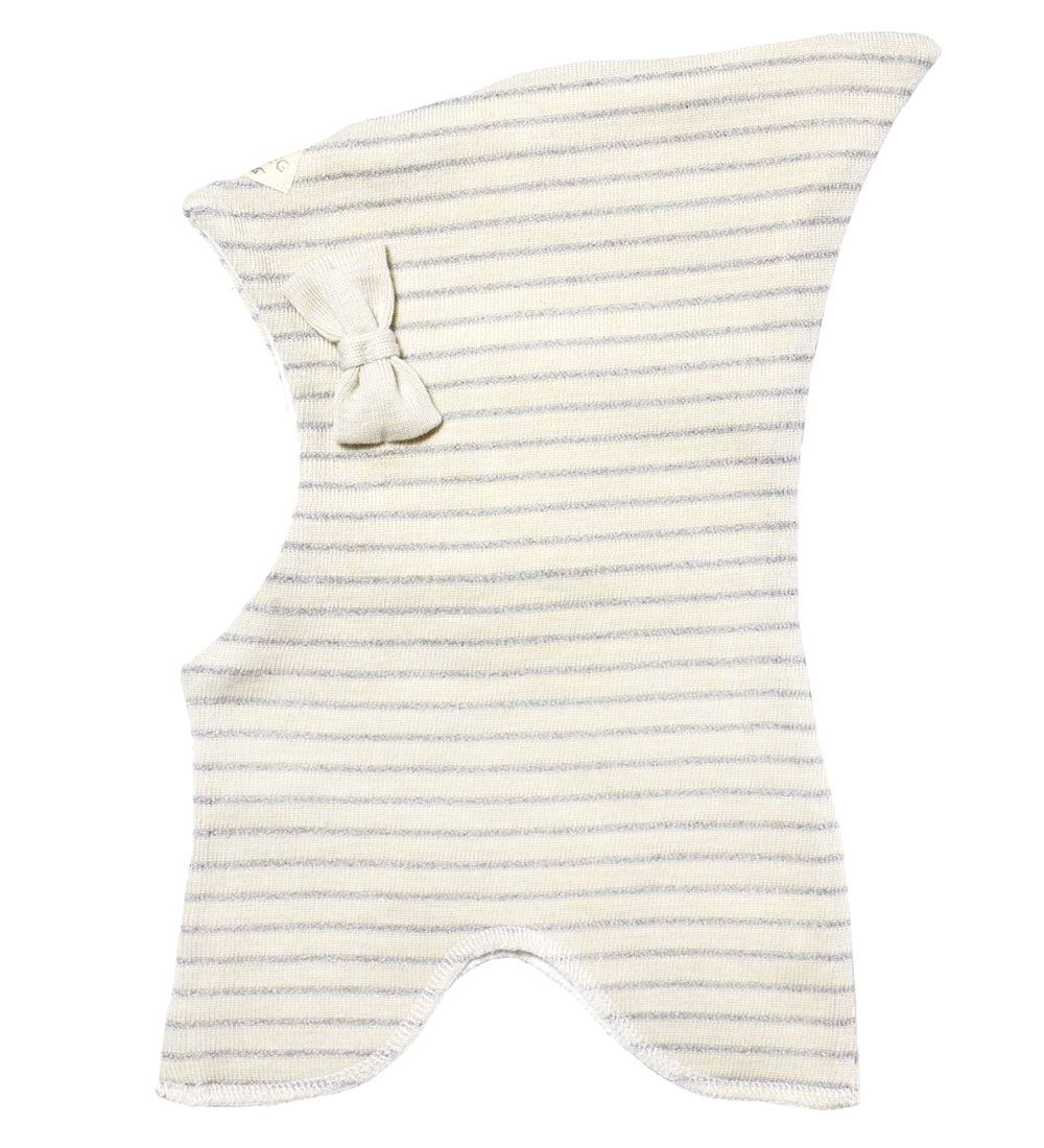 Racing Kids Balaclava - 2-layer - Silver/Cream