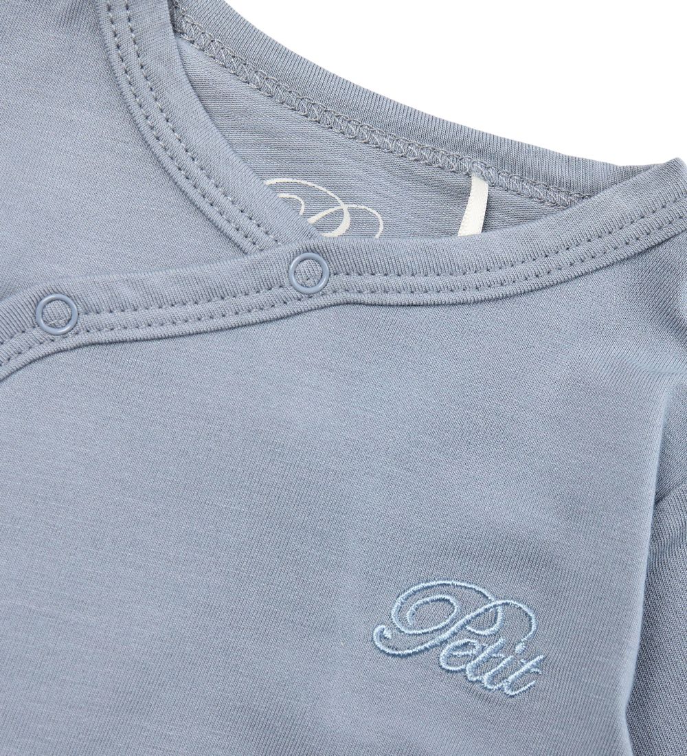 Petit by Sofie Schnoor Wikkelromper L/æ - Lichtblauw
