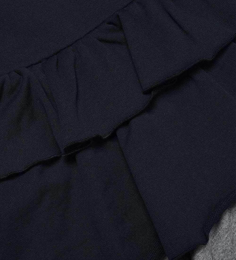 Marni Sweat Dress - Navy/Grey Melange w. Print