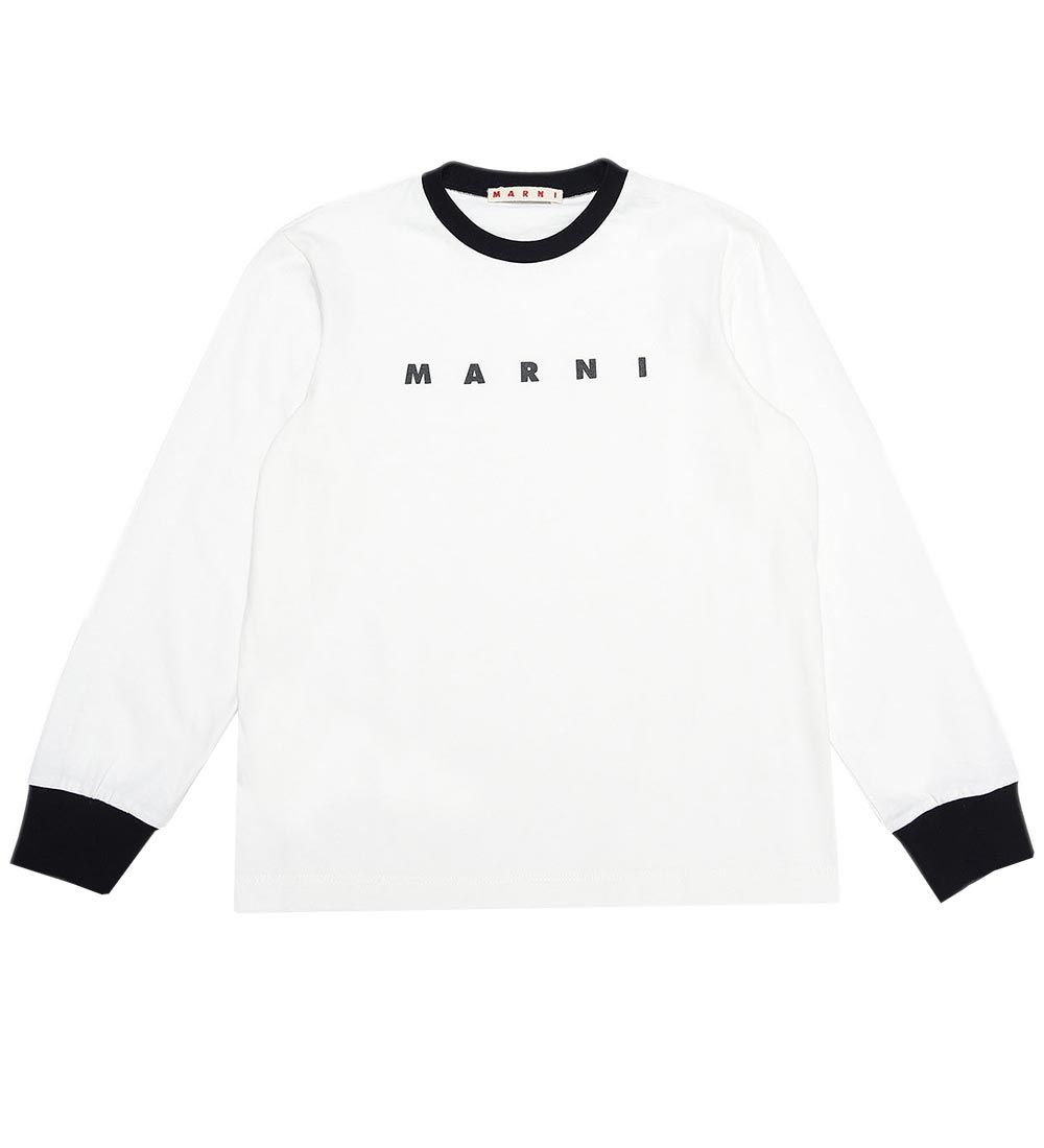 Marni Blouse - White w. Black