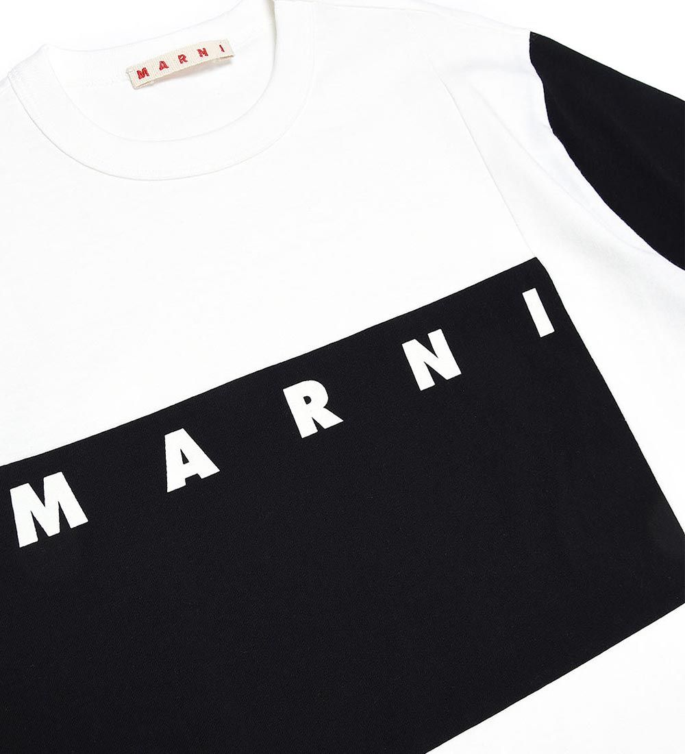 Marni T-shirt - White w. Black