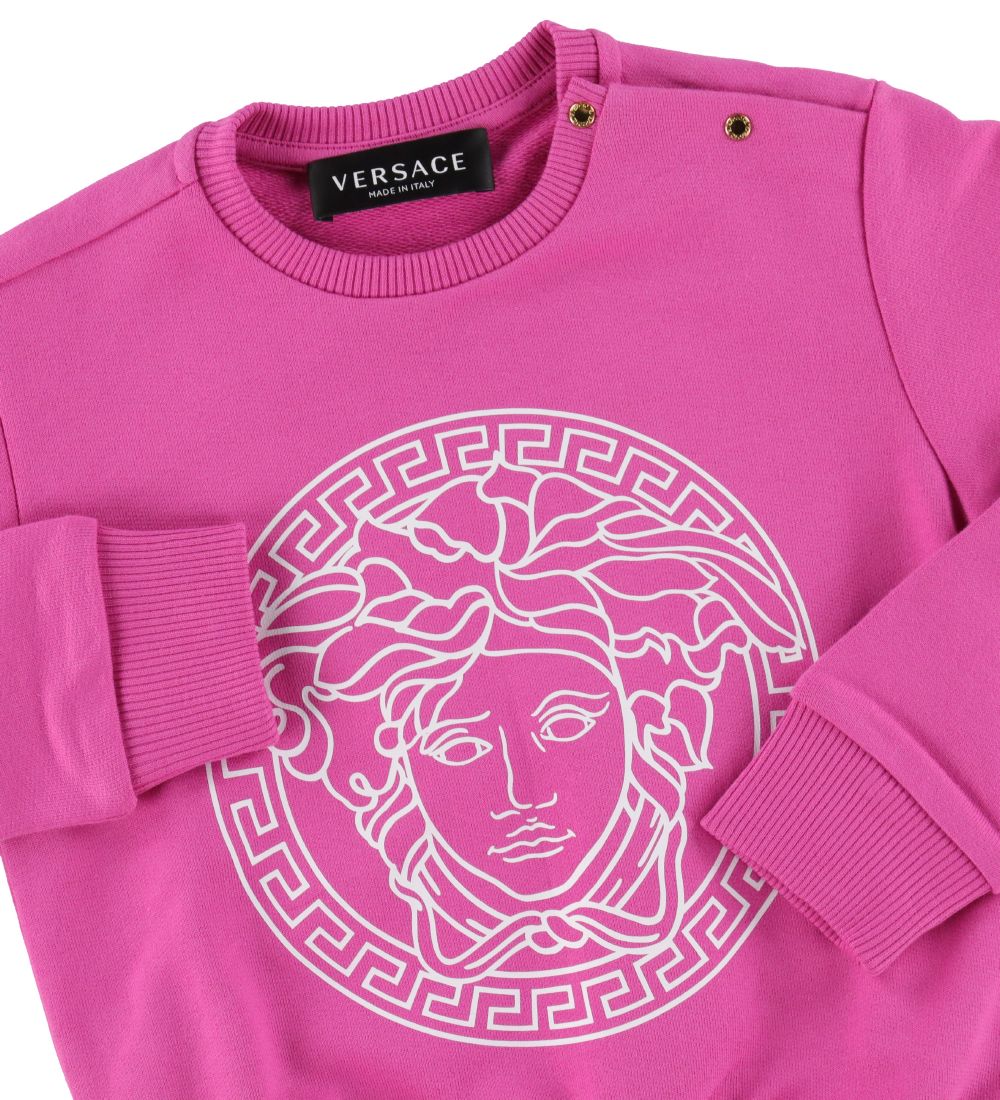 Versace Sweatshirt - Medusa - Fuchsia/White