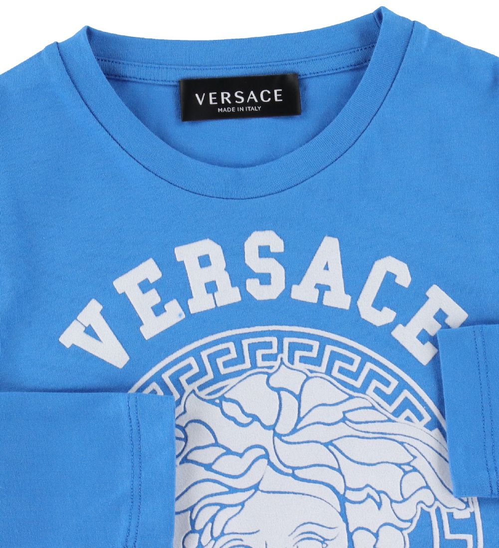 Versace Blouse - Medusa - Blue/White