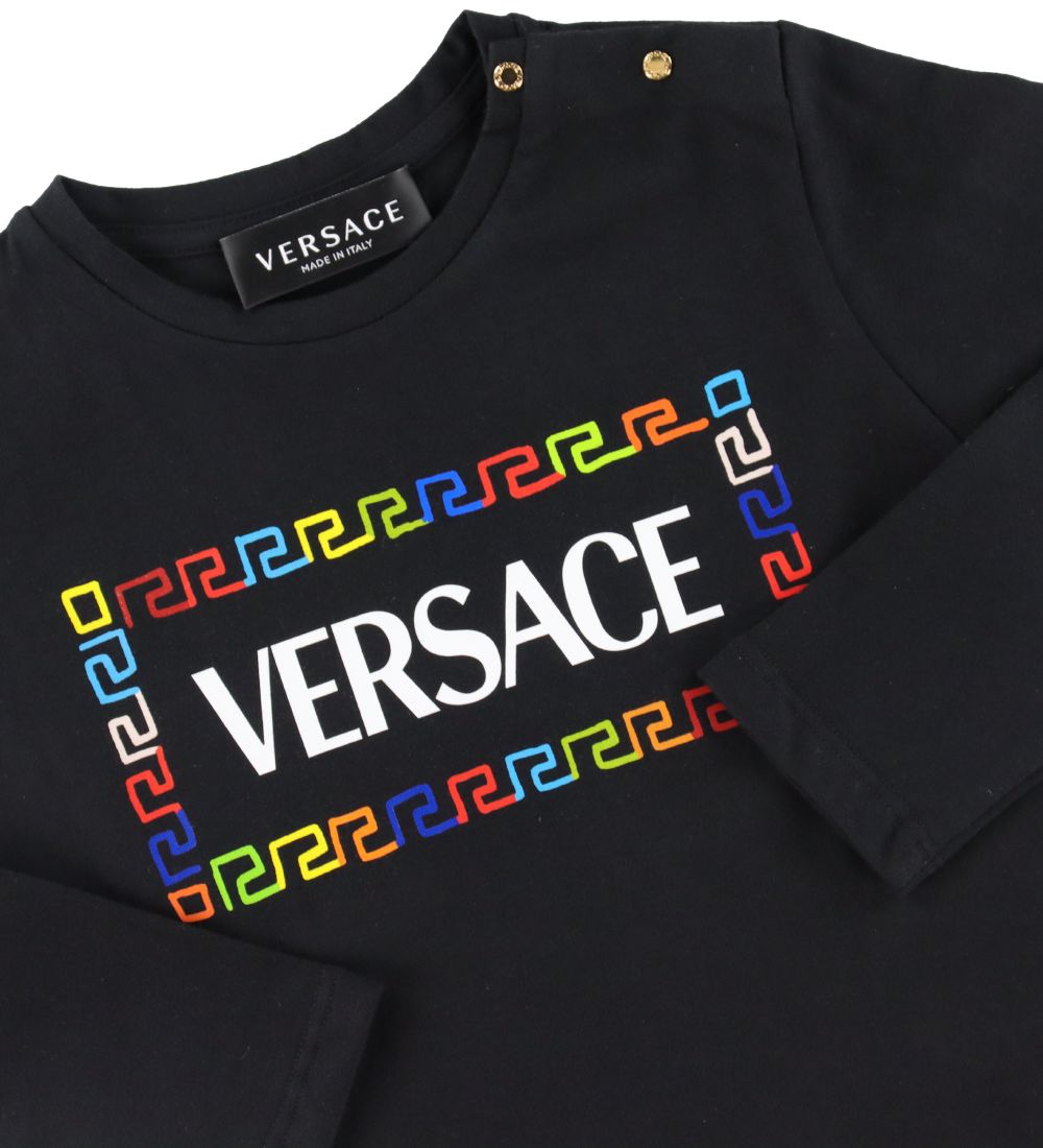 Versace Blouse - Black w. Print