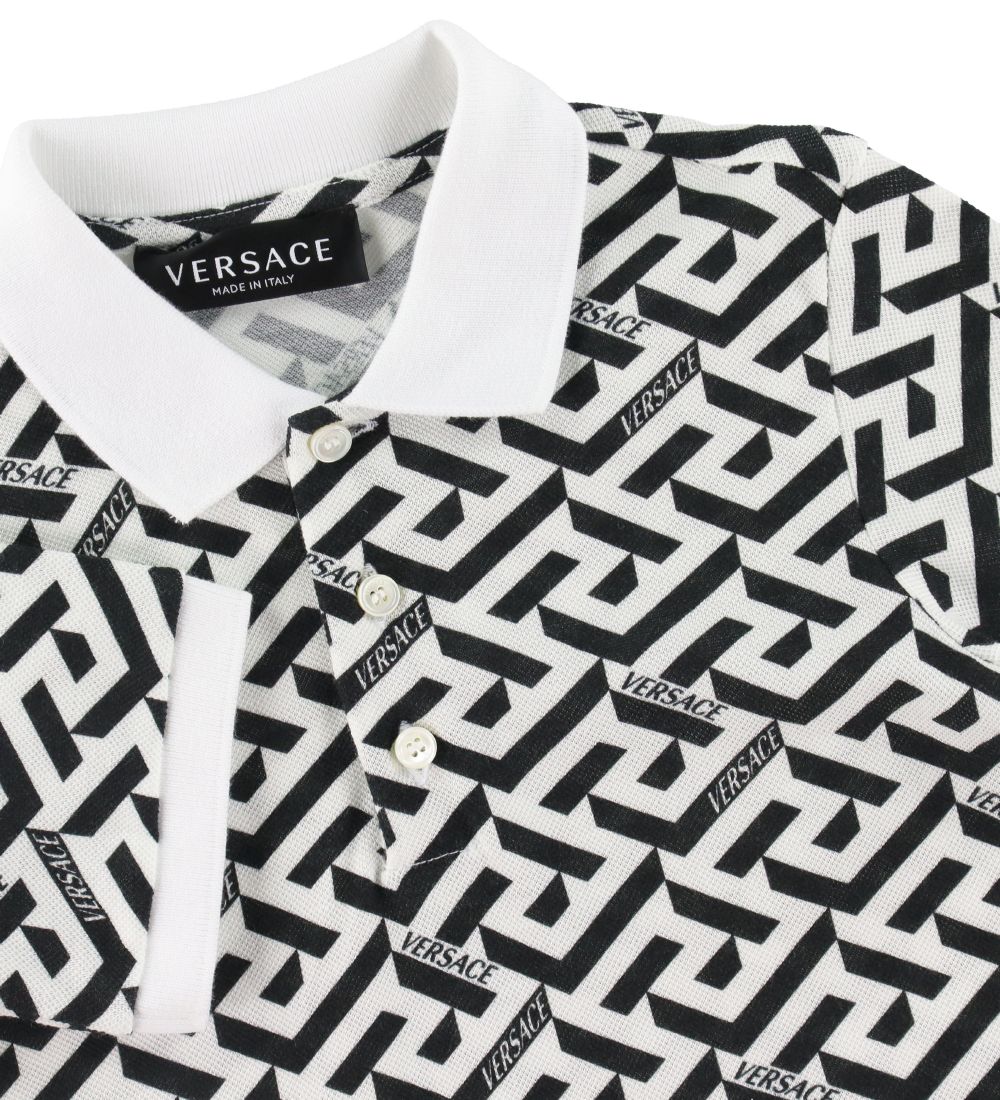 Versace Polo - Black/White