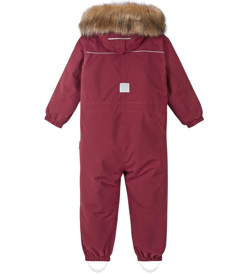 Reima Snowsuit - Stavanger - Jam Red w. Faux Fur » Fast Shipping