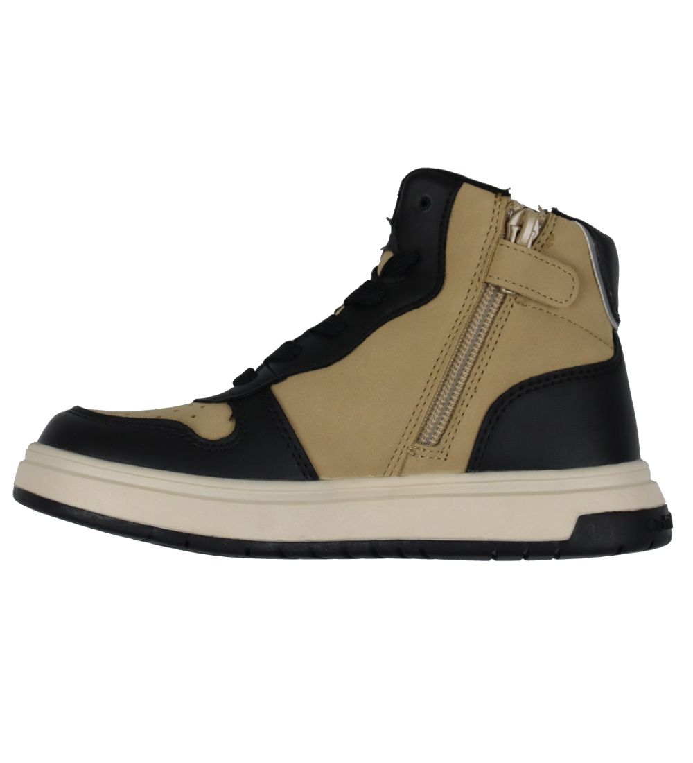 Calvin Klein boots - High Top Lace Up - Black/Camel