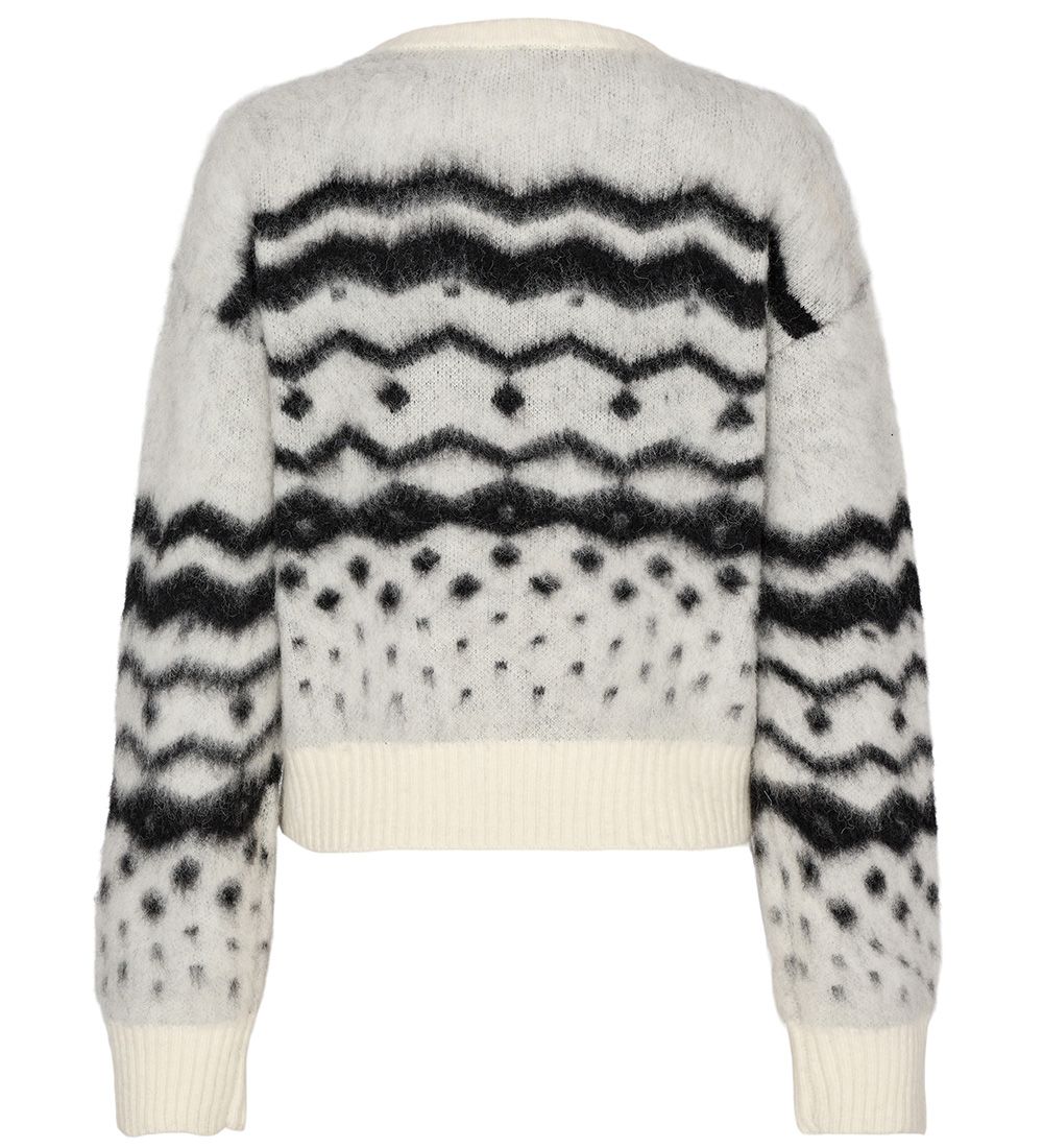 Designers Remix Blouse - Knitted - Verona Winter - Black/White