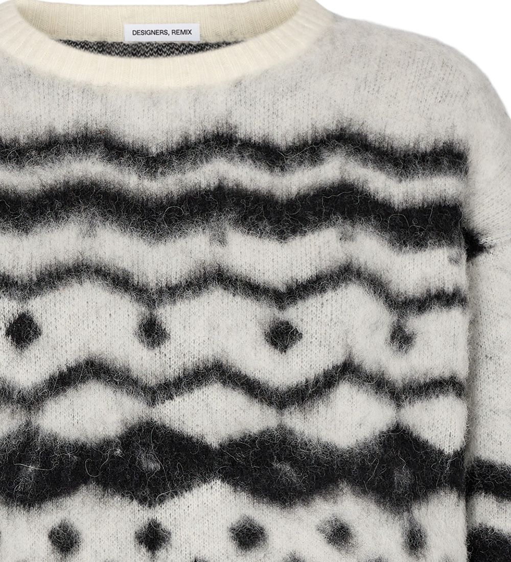 Designers Remix Blouse - Knitted - Verona Winter - Black/White