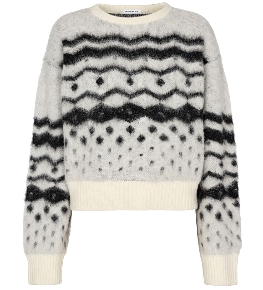 Designers Remix Blouse - Knitted - Verona Winter - Black/White