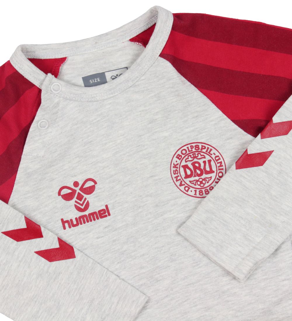 Hummel Bodysuit l/s - DBU - hmlHonor - Light Grey Melange