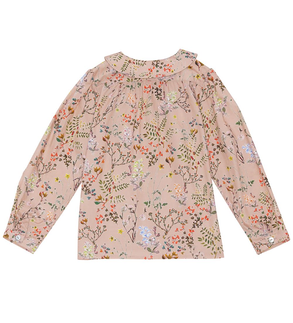 Christina Rohde Blouse shirt - Pink w. Flowers