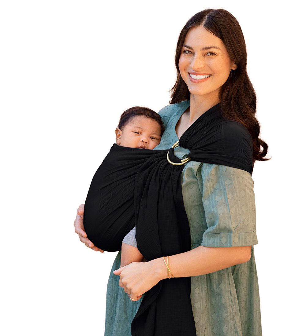 Moby Baby Sling - Cotton - Onyx - Black