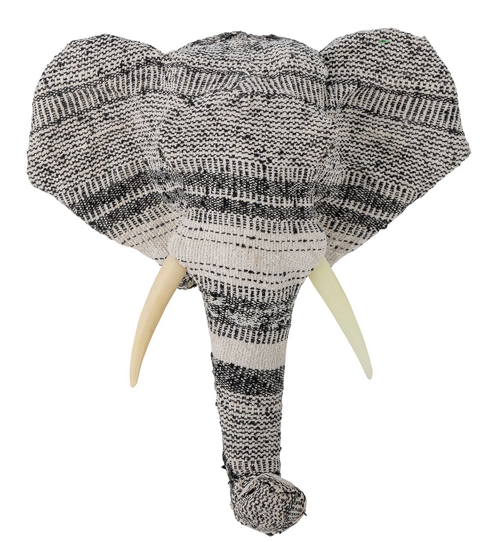 Bloomingville Wanddeko - Elefant - Schwarz/Weiß