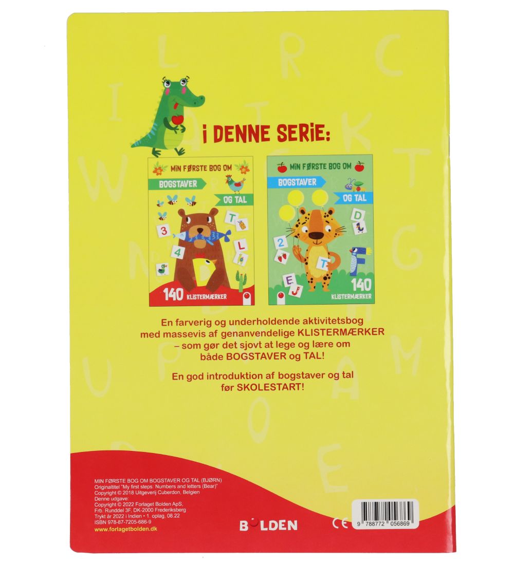 Forlaget Bolden Book - My First Book About: Letters And Numbers