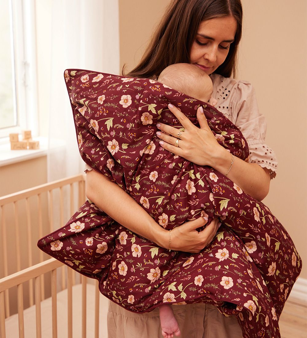 Filibabba Bedding - Baby - Satin - Fall Flowers