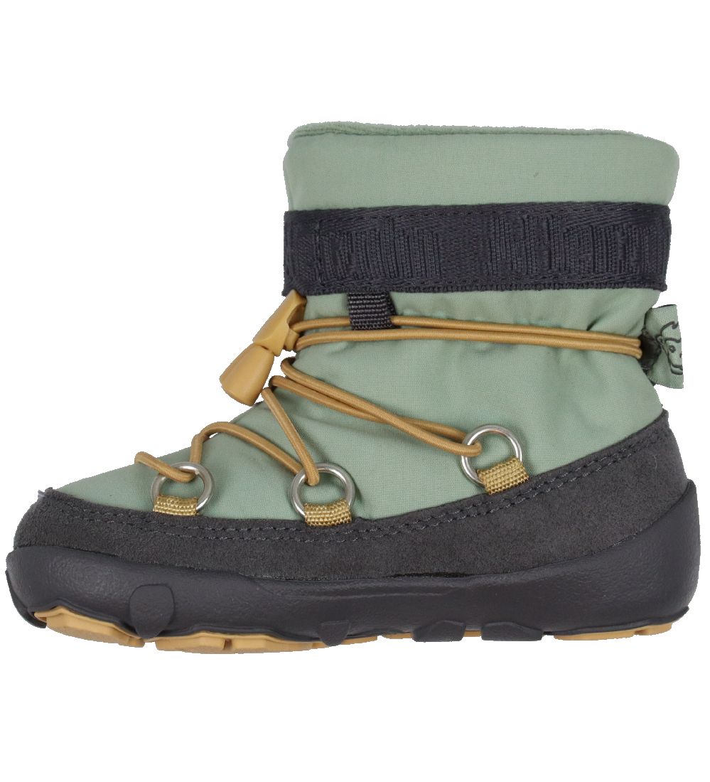 Affenzahn Winter Boots - Snowboot Econyl - Grey/Green