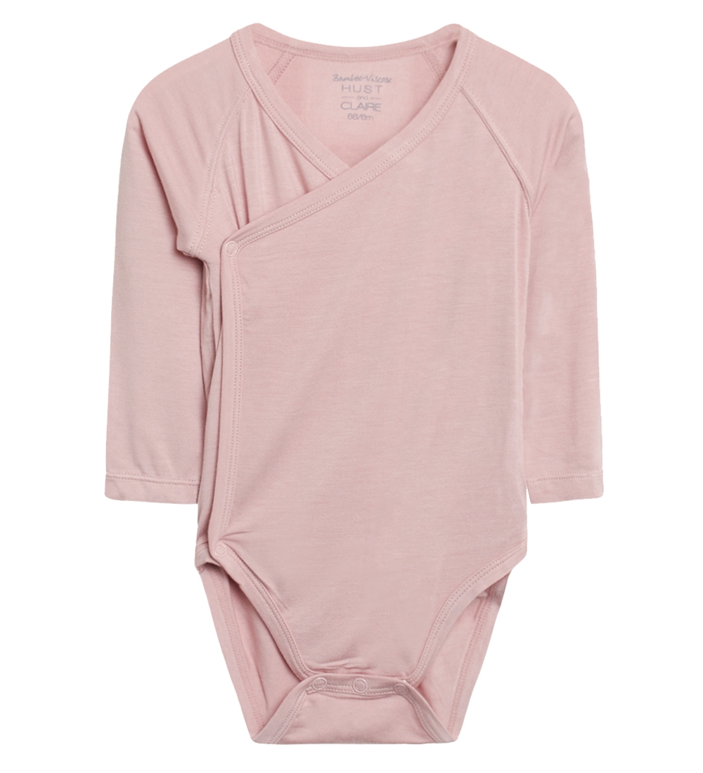 Hust and Claire Bodysuit l/s - Buddy - Bamboo - Pink