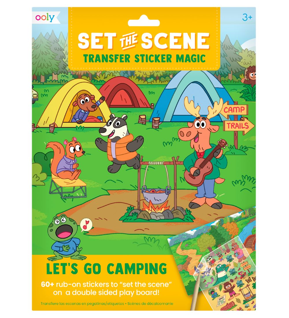 Ooly Sticker Set - Set The Scene - Let's Go Camping