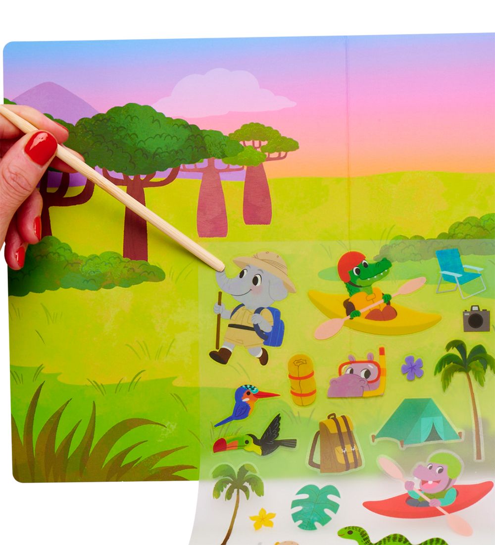 Ooly Sticker Set - Set The Scene - Jungle Journey
