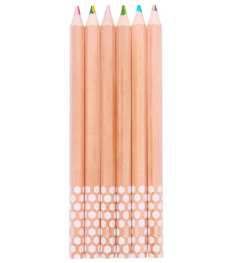 Ooly Colouring Pencils - 6 Pcs - Kaleidoscope Multi-colored Penc