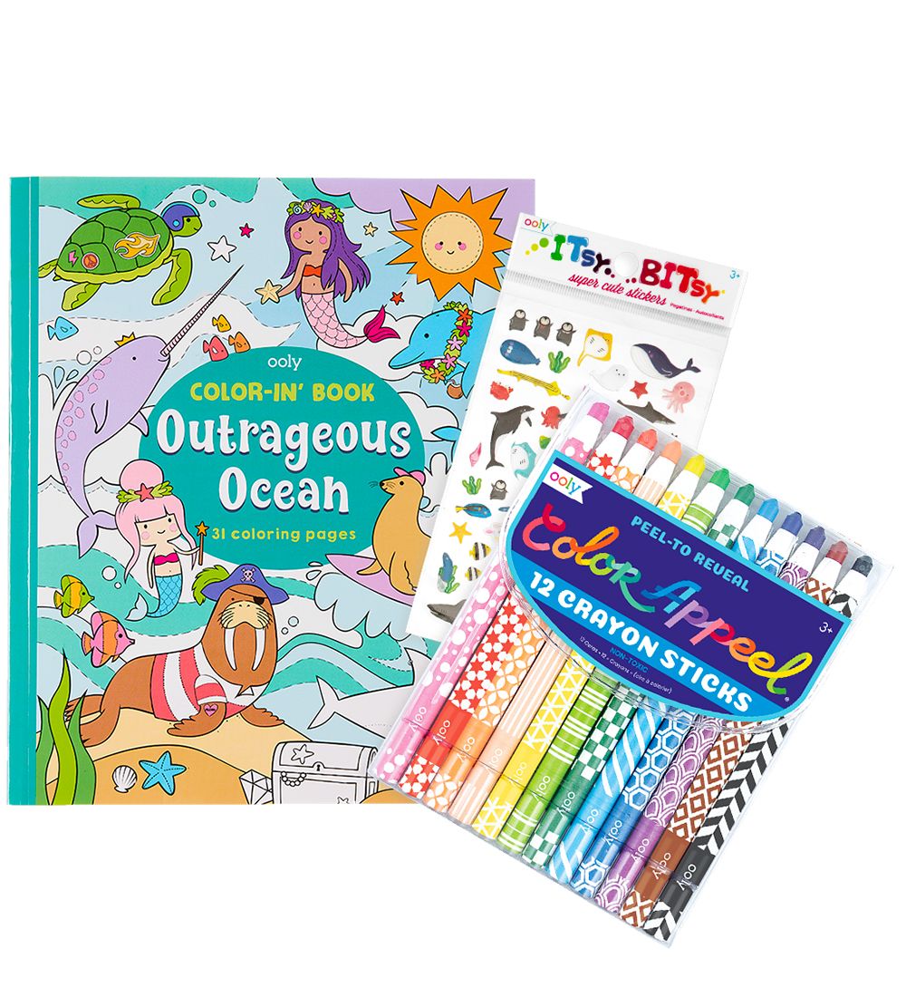 Ooly - Giftables - Outrageous Ocean Coloring Pack