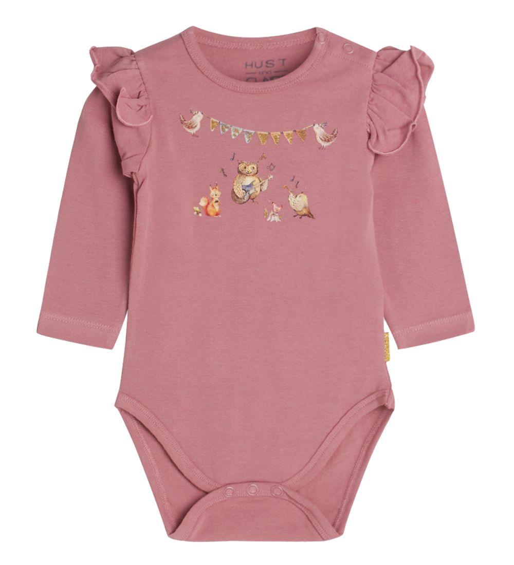 Hust and Claire Bodysuit l/s - Bri - Baby Plum