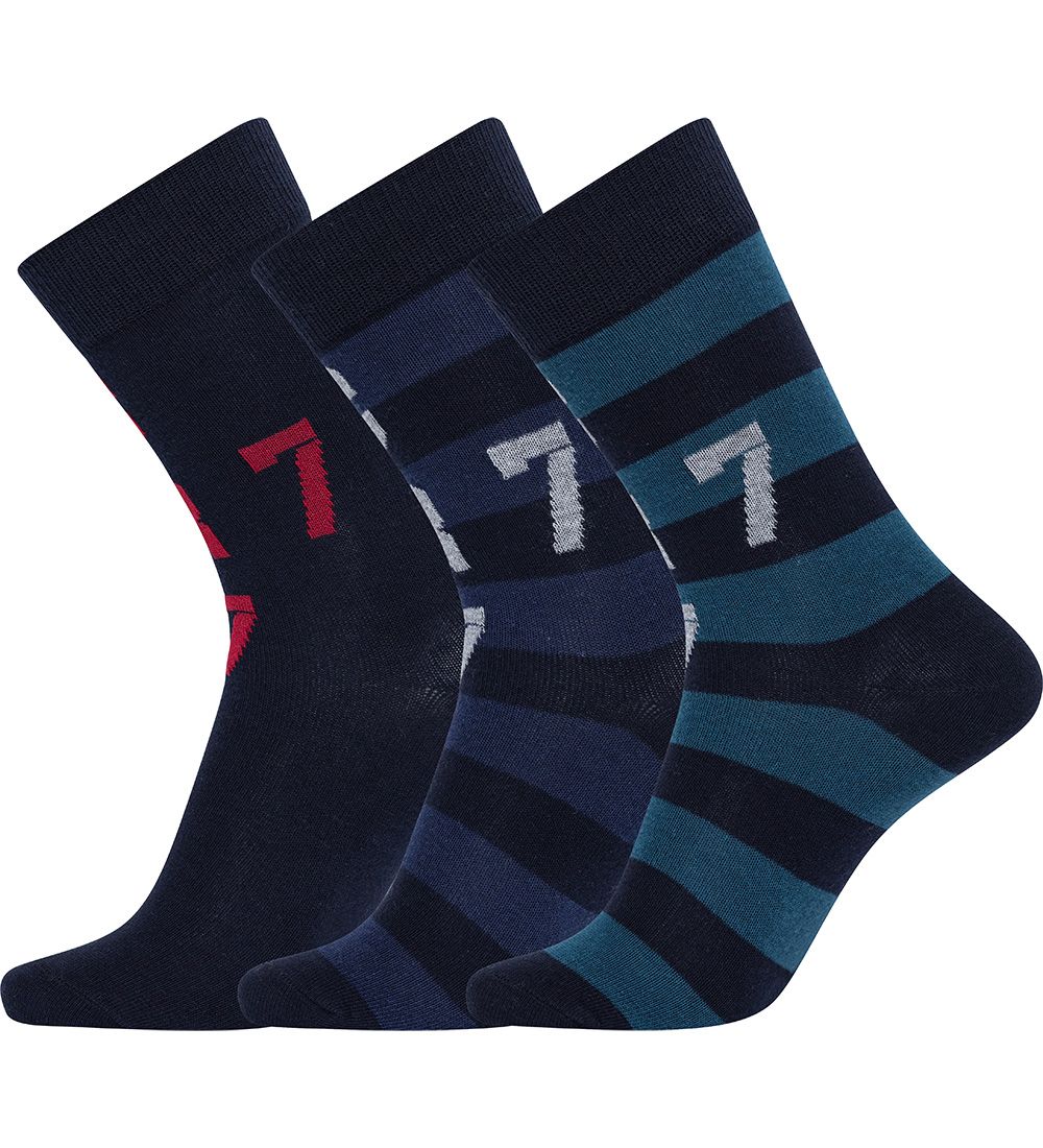Ronaldo Socken - 3er-Pack - Blau/Grün/Rot