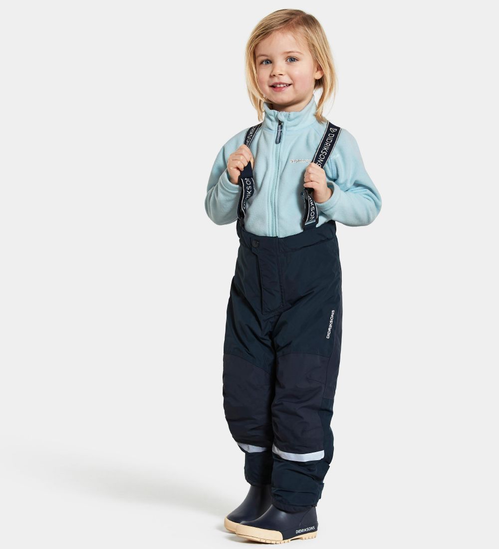 Pantalons de Ski av. Bretelles Didriksons - Idre - Marine