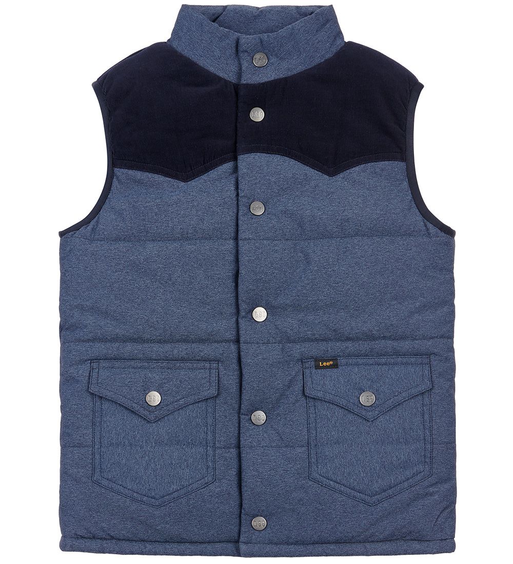 Lee Padded Gilet - Western Gilet - Navy Blazer