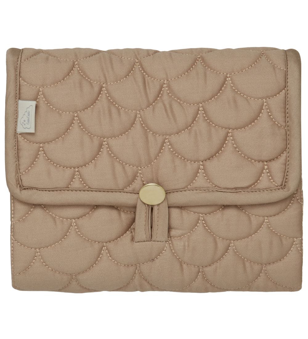 Cam Cam Quilted Changing Mat - Camel/Lierre