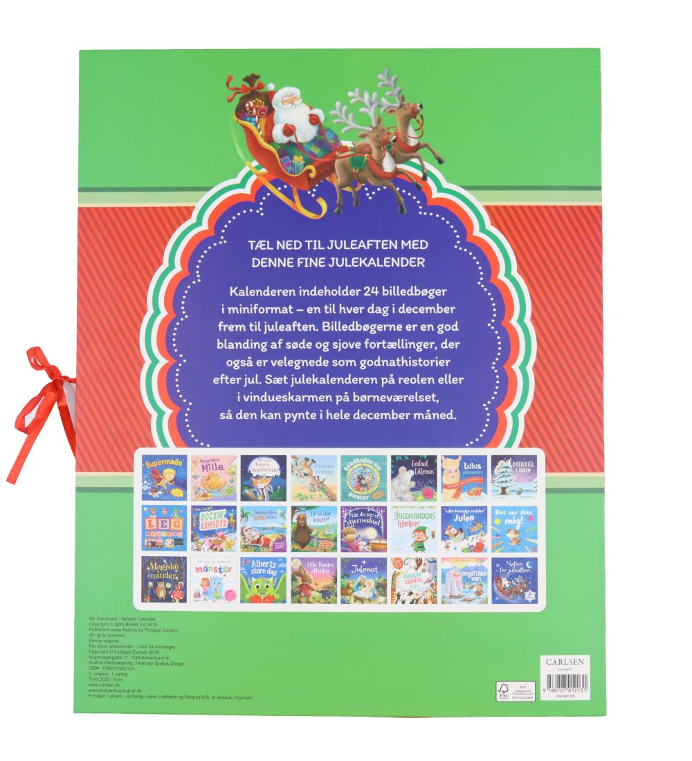 Forlaget Carlsen - 'My Large Advent Calendar - With 24 Mini Book
