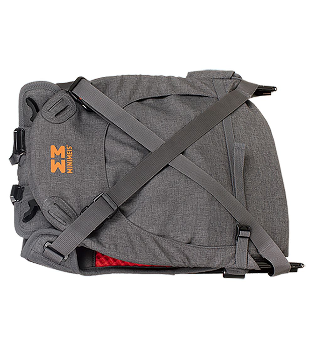 MiniMeis Babytrage - G4 - Grau/Orange