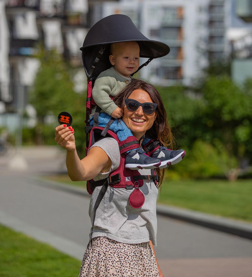 MiniMeis Pare-soleil pour porte-bébé - UV50+ - Noir