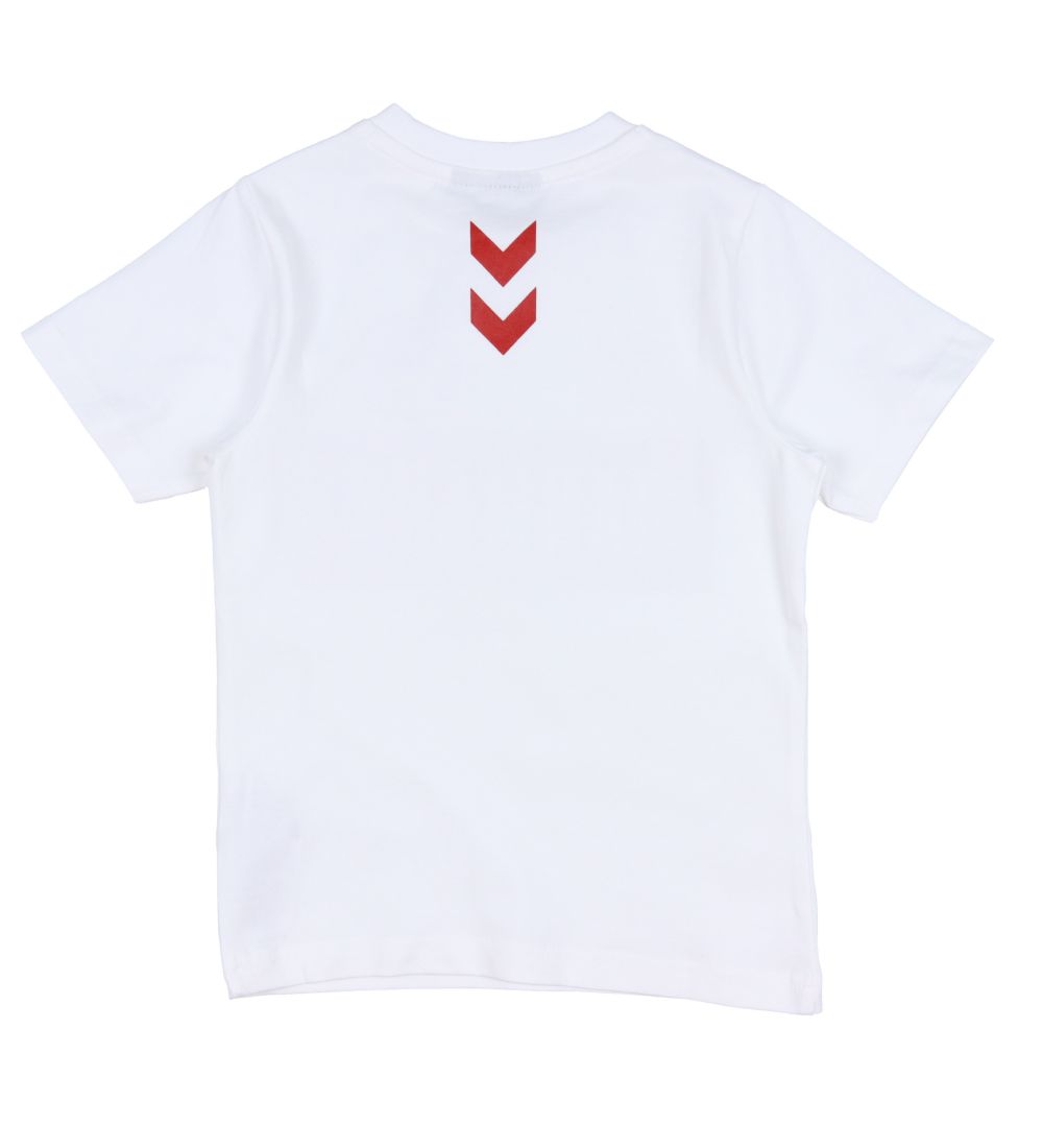 Hummel Stuttermabolur - DBU - hmlHúrra - Bright White