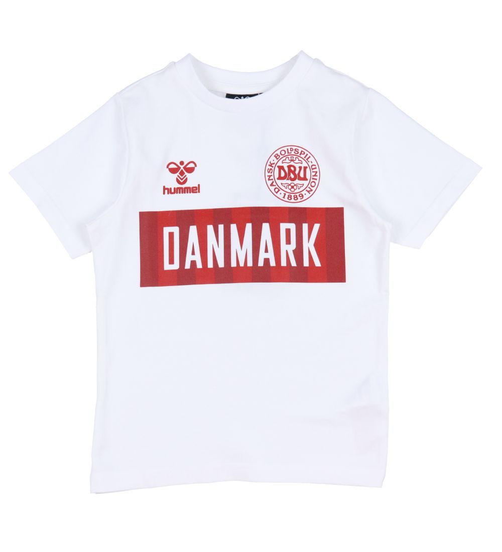 Hummel Stuttermabolur - DBU - hmlHúrra - Bright White