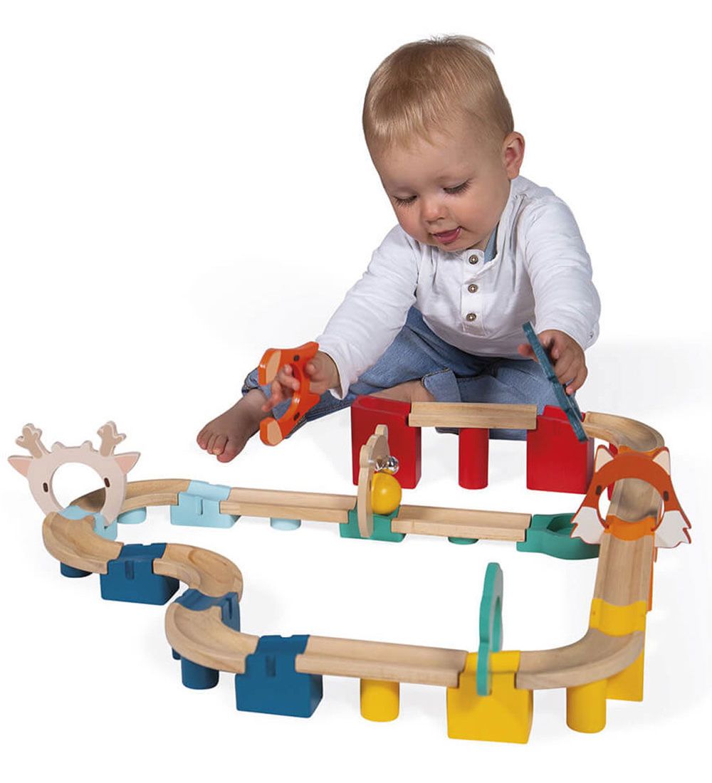 Janod Ball Track - Wood - My First Ball Track