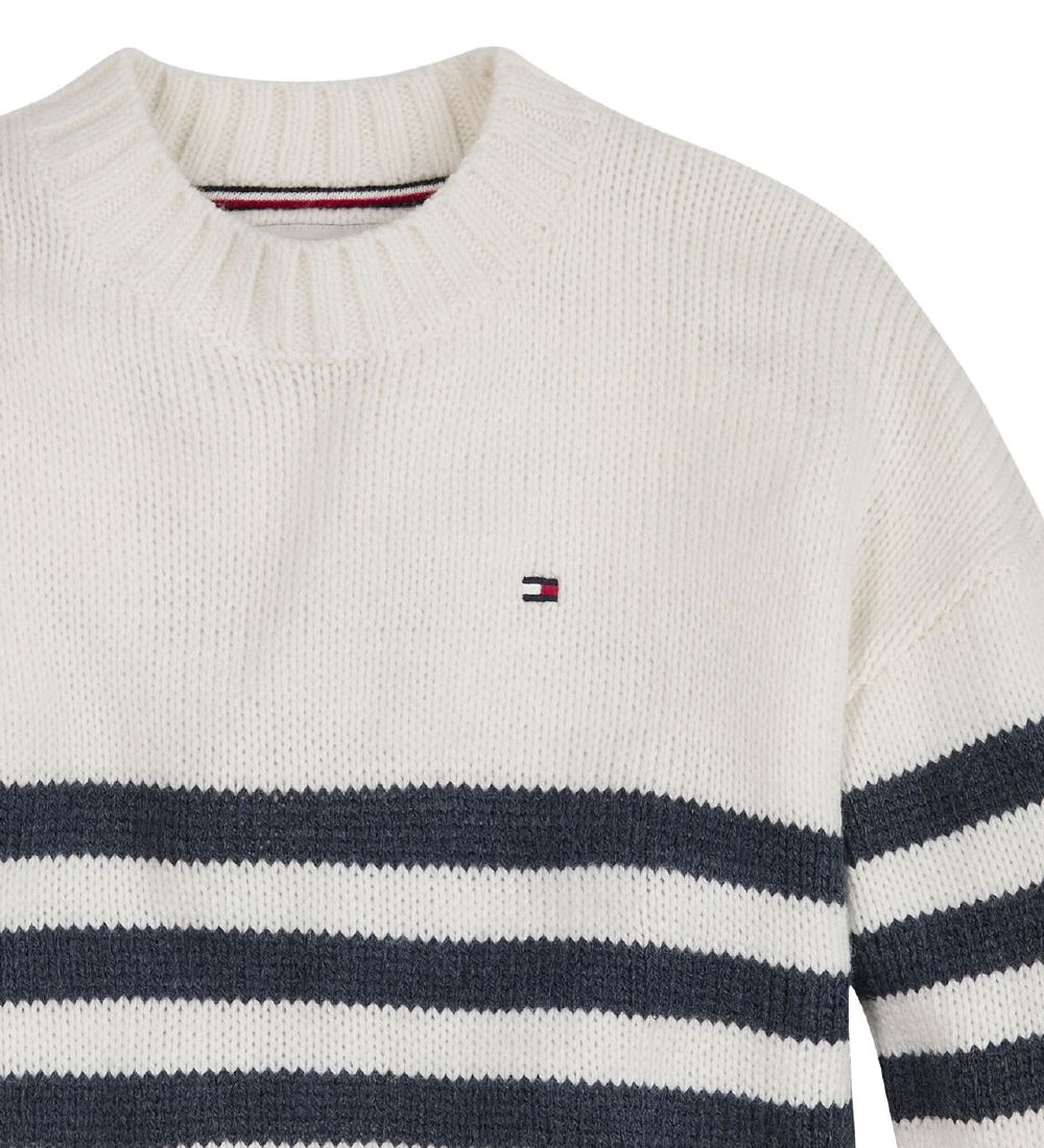 Tommy Hilfiger Dress - Knitted - Prep Stripe Sweater Dress - Ivo