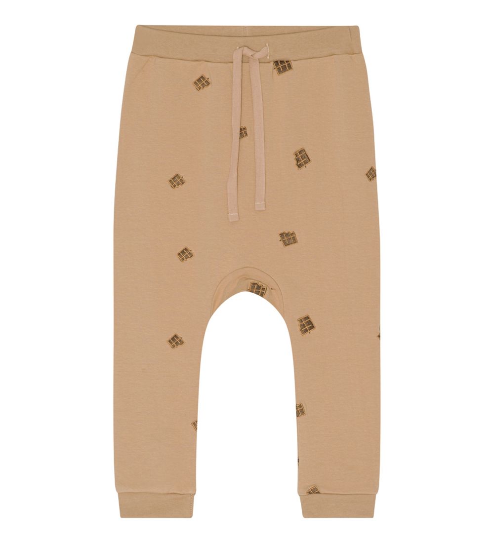 Monsieur Mini Trousers - Embroidery Chocolate - Moss