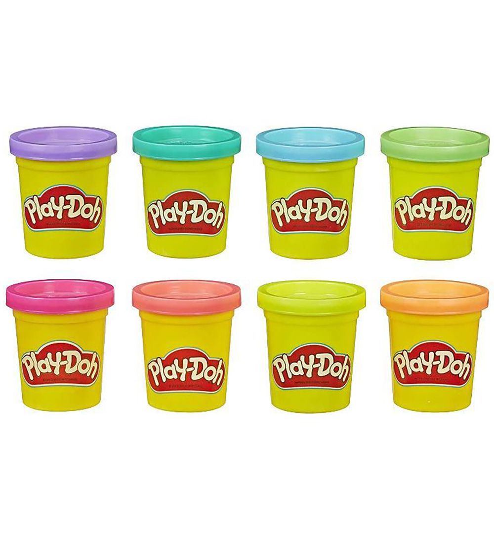 Play-Doh Leir - Rainbow - 8 Pakki