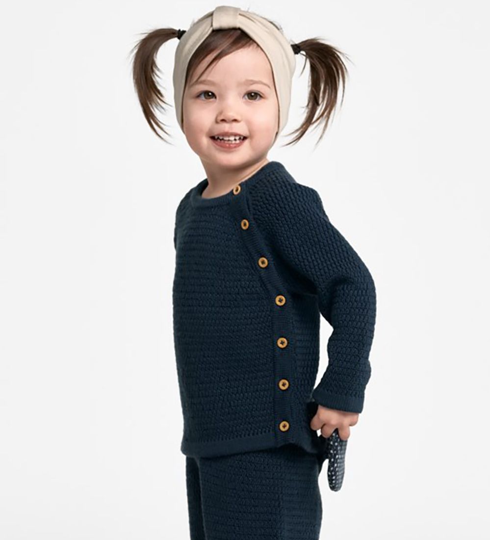 Voksi Cardigan - Wool - Poppy Blue