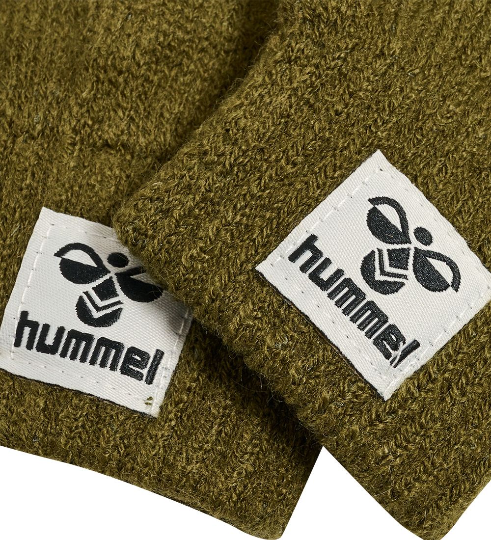 Hummel Handschuhe - Stickat - Dark - Olive