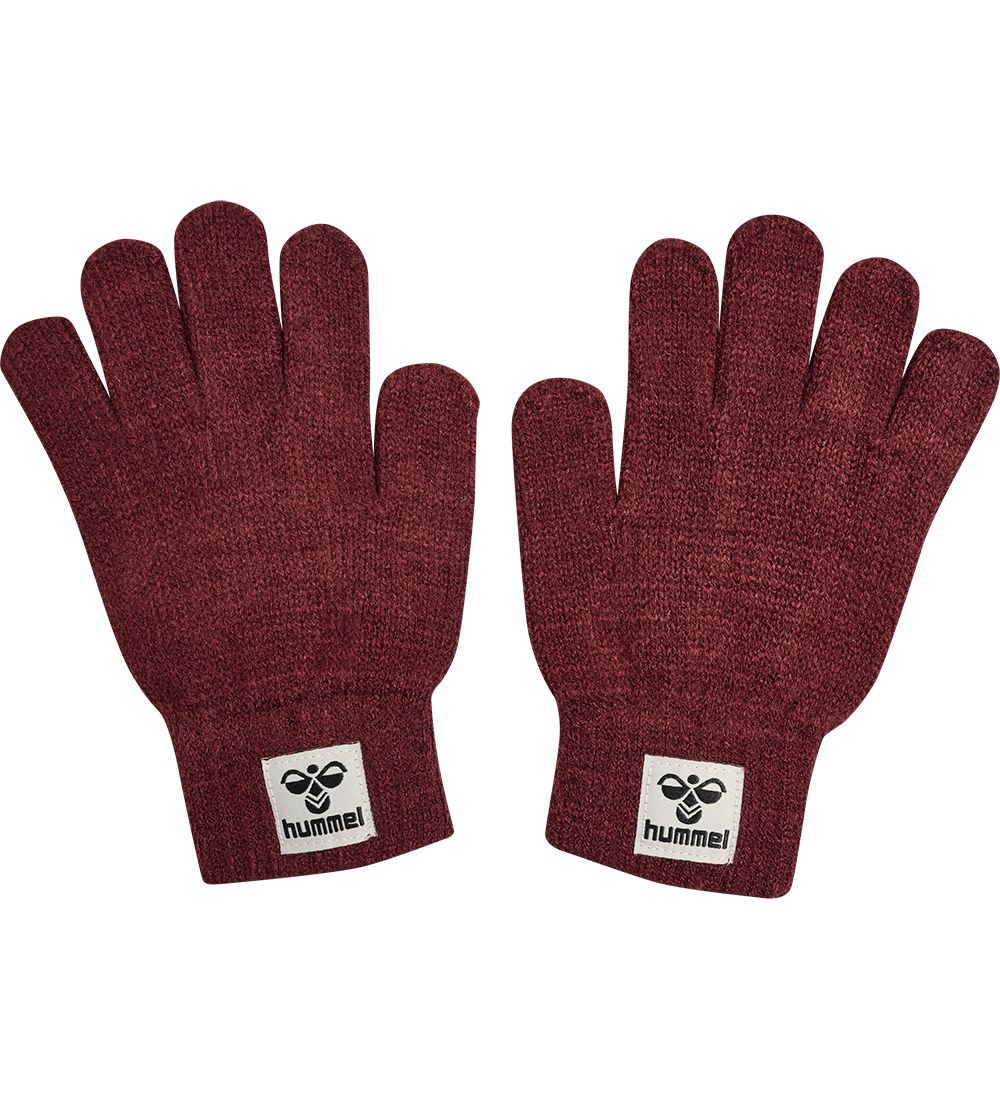Hummel Gloves - hmlKvint - Knitted - Windsor Wine